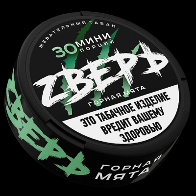 Жевательный табак Zверь "Горная мята"